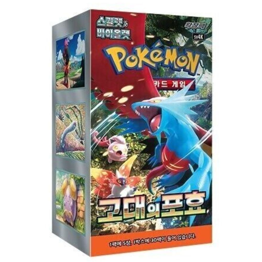 Korean Pokemon: Ancient Roar sv4K Booster Box