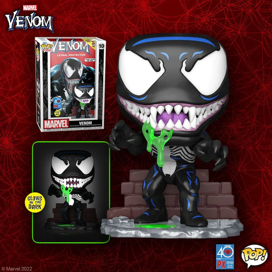 Venom Glow In The Dark Pop! Lethal Protector Cover Figure