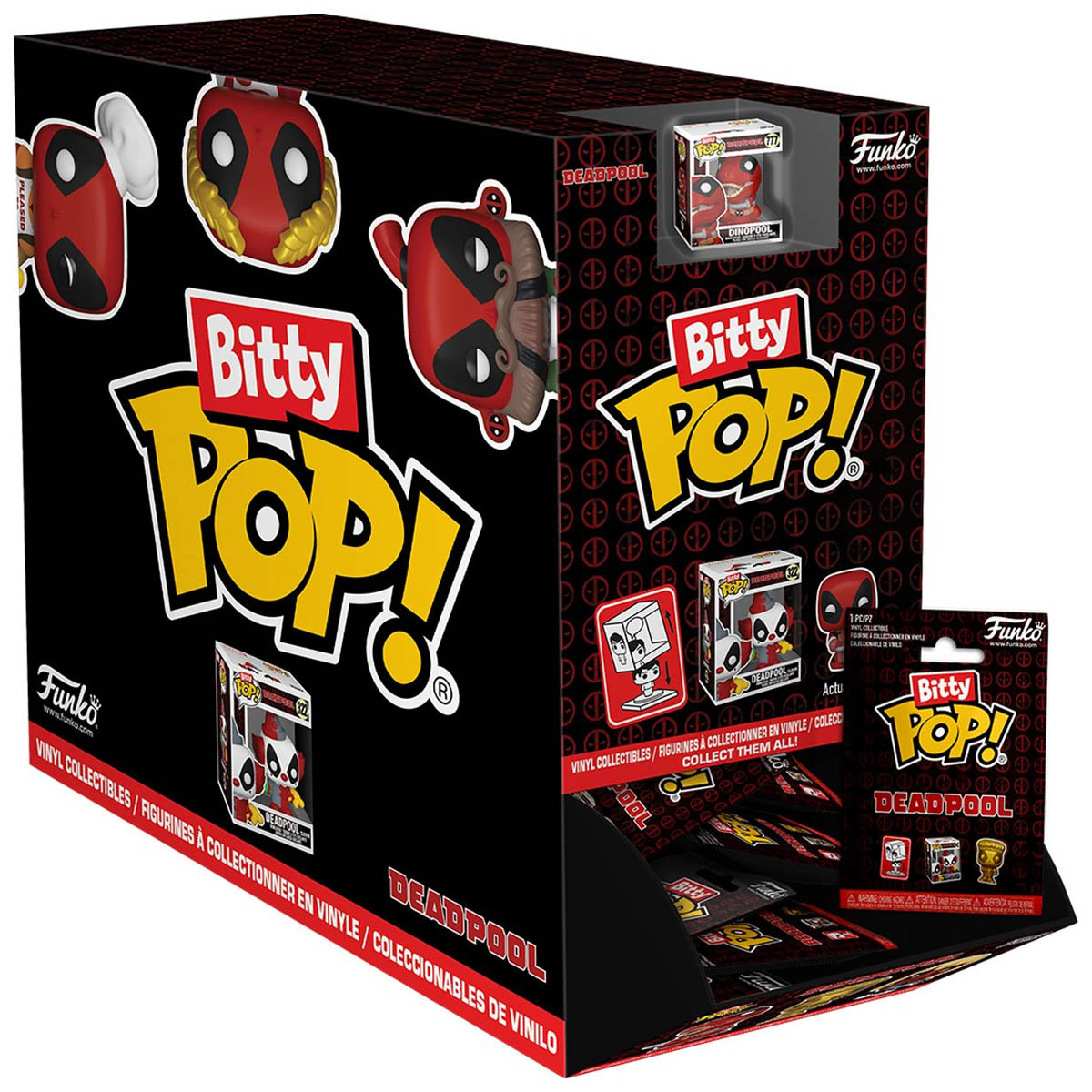 Deadpool Bitty Pop! Mini-Figure Singles Display Case of 32