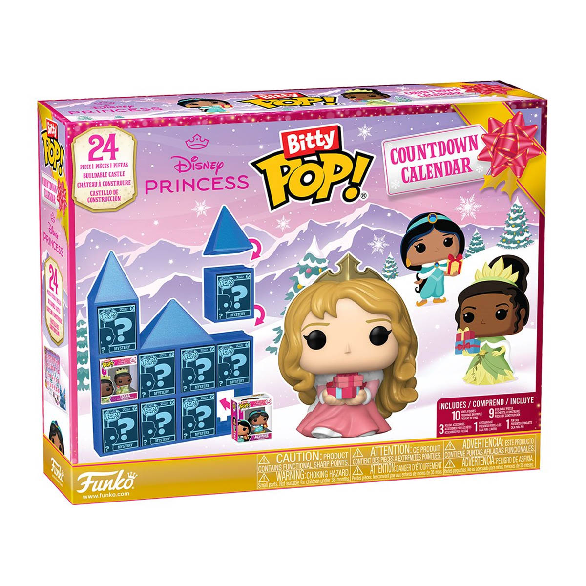 Disney Princess Funko Bitty Pop! Mini-Figure 24-Day Countdown Calendar
