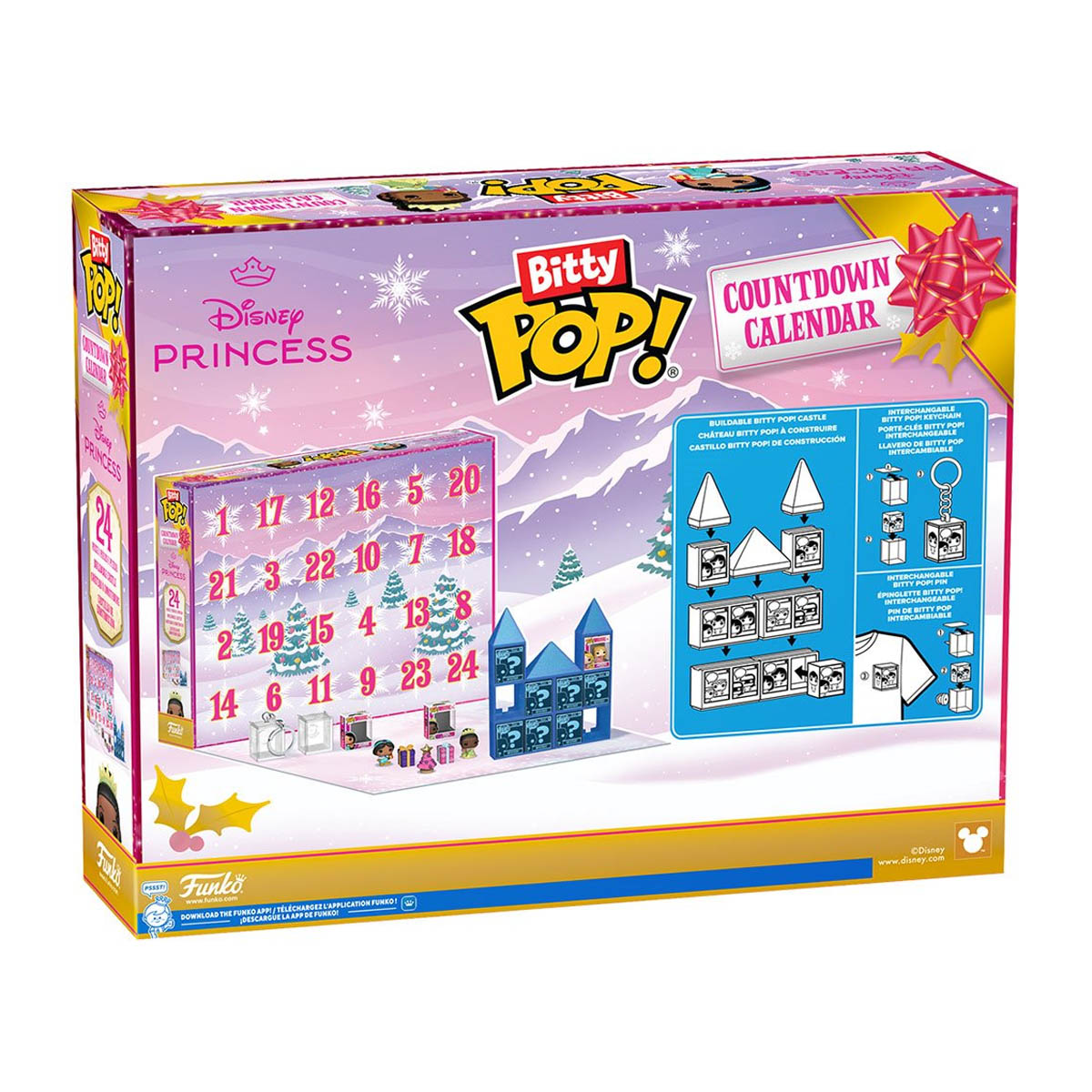 Disney Princess Funko Bitty Pop! Mini-Figure 24-Day Countdown Calendar