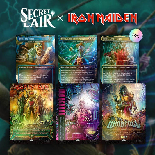 Magic The Gathering Secret Lair: Iron Maiden - Eddie Unchained Rainbow Foil Edition
