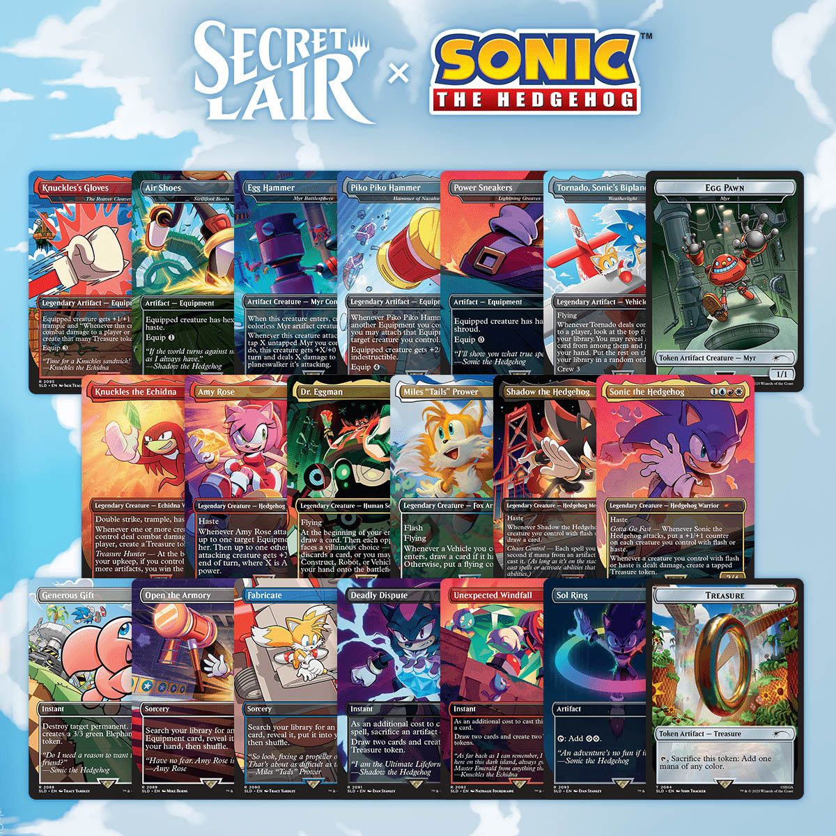 Magic The Gathering Secret Lair: Sonic the Hedgehog Collection
