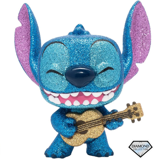 Lilo & Stitch Ukulele Diamond Glitter Pop! Vinyl