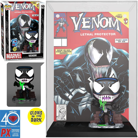 Venom Glow In The Dark Pop! Lethal Protector Cover Figure