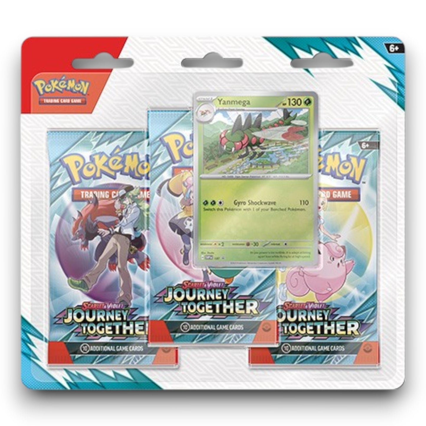 Pokémon TCG S&V 9 Journey Together Triple Blister Yanmega
