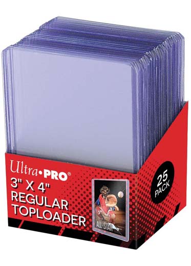 Ultra Pro: Regular Toploaders (25 Count)