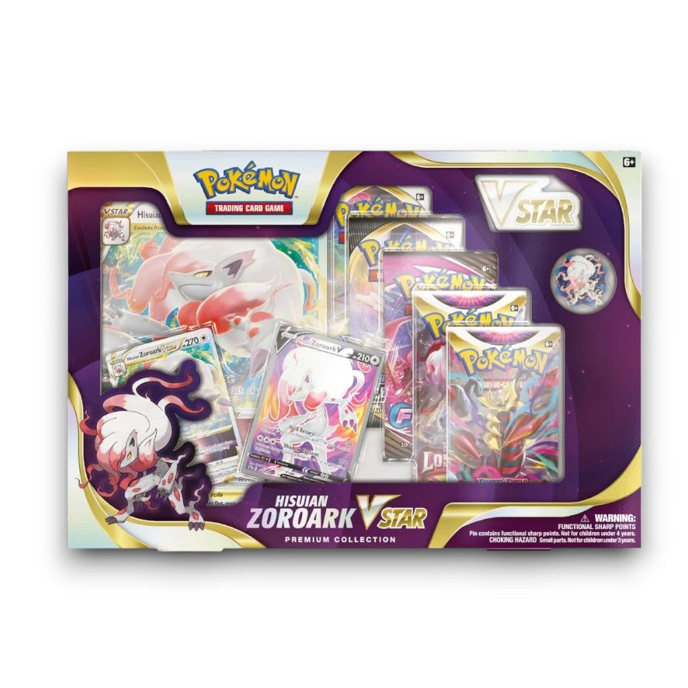 Pokémon TCG: Hisuian Zoroark VSTAR Premium Collection